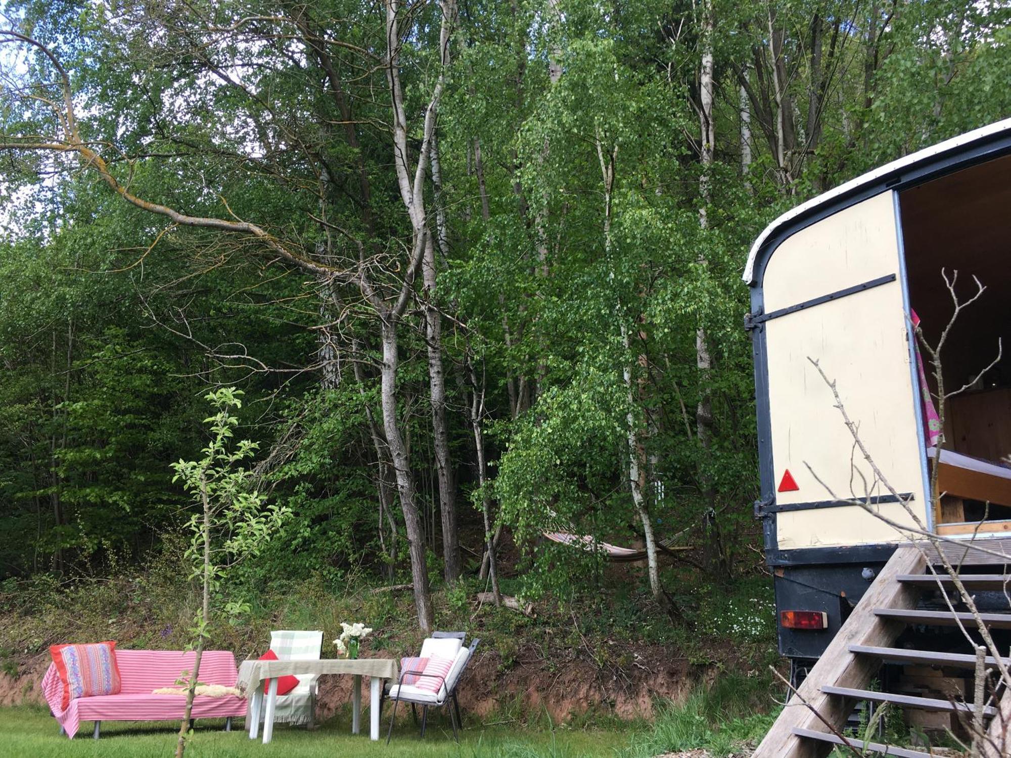 Kuscheliger Zirkuswagen Im Wildgarten Witzenhausen Zewnętrze zdjęcie
